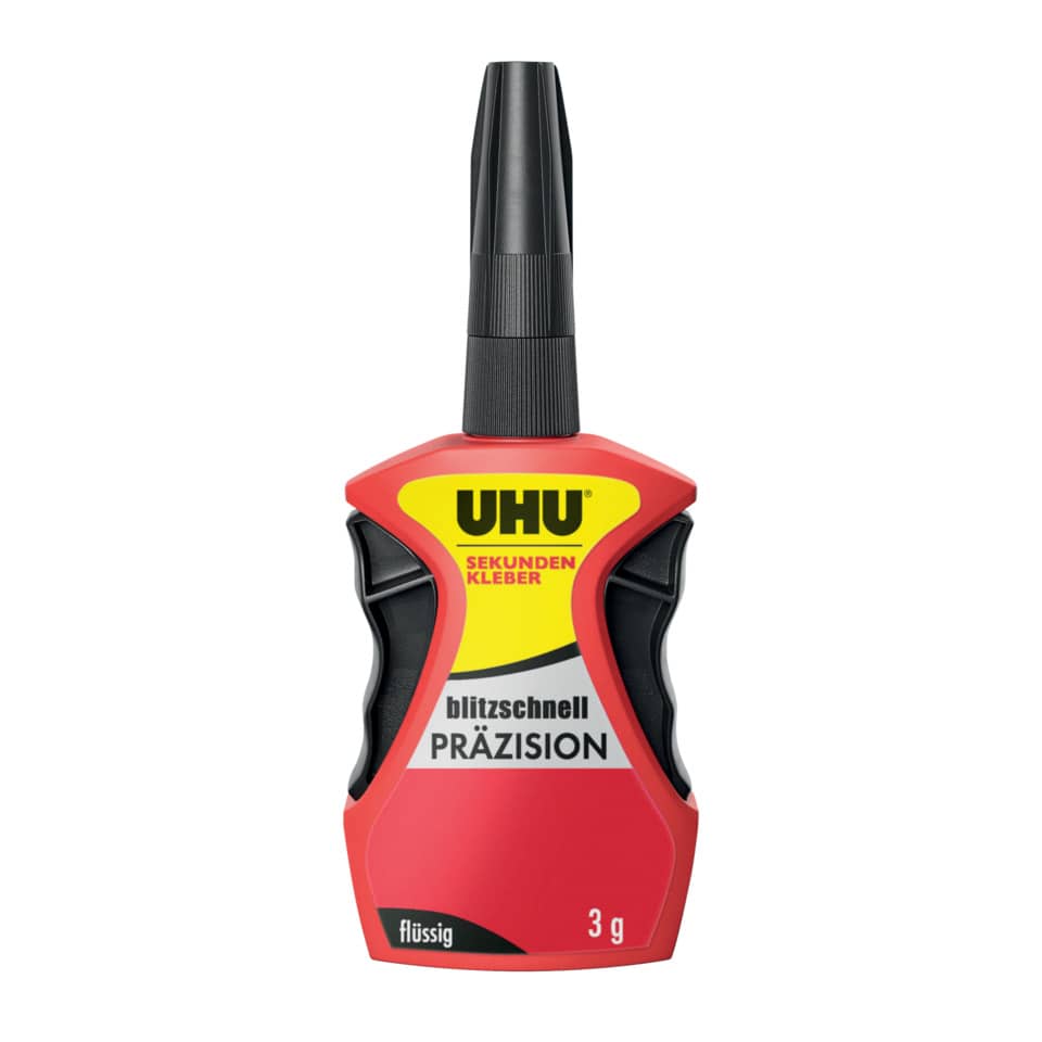 Sekundenkleber blitzschnell PRÄZISION flüssig, Dispenser mit 3 g UHU 34340 UHU 34340 Präzision