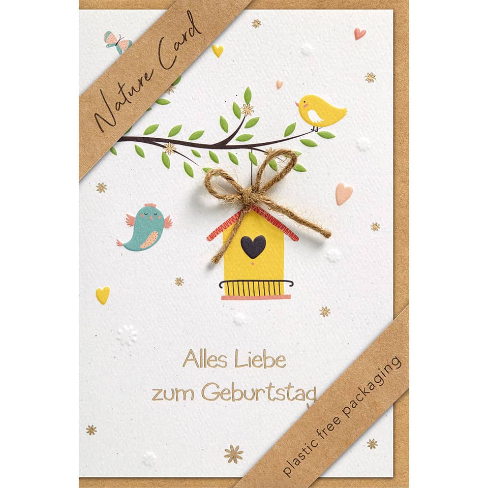 Geburtstagskarte Nature Card - inkl. Umschlag BSB 69-3035-2 BSB 69-3035-2 Nature Card