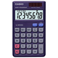 Taschenrechner SL-300VERA, Solar-/Batteriebetrieb, 8-stellig, blau CASIO SL-300VERA