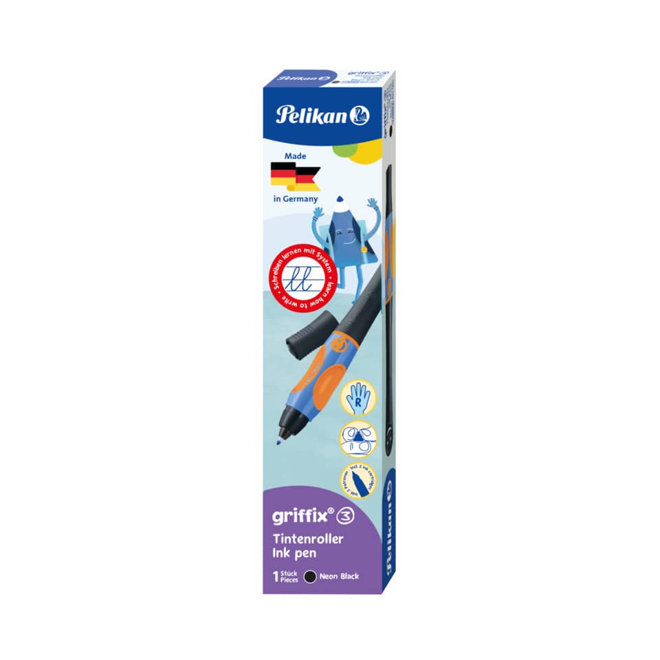 Tintenroller griffix® rechts neon black PELIKAN 300009716 PELIKAN 300009716 821001 Griffix Re