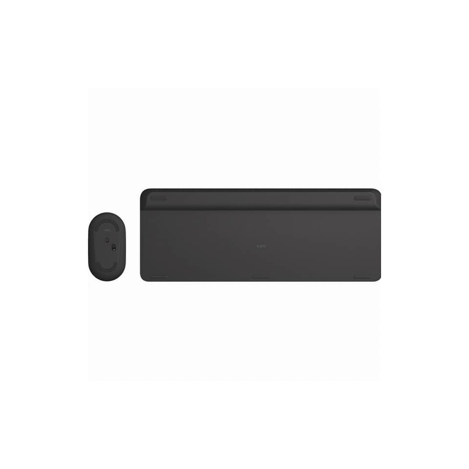 Tastatur+Maus, Deutsch, kabellos, grafit LOGITECH 920-009188 / MK470 Slim