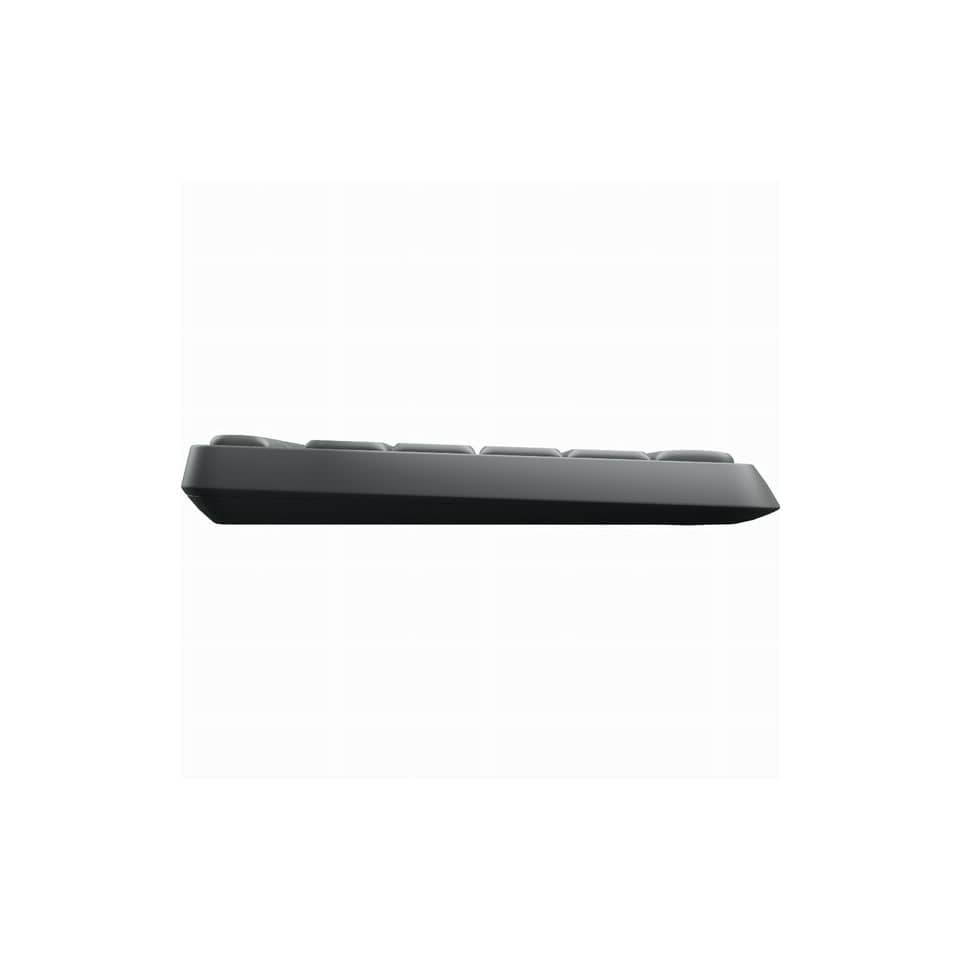 Tastatur+Maus, Deutsch, kabellos, anthrazit LOGITECH 920-007905 / MK235