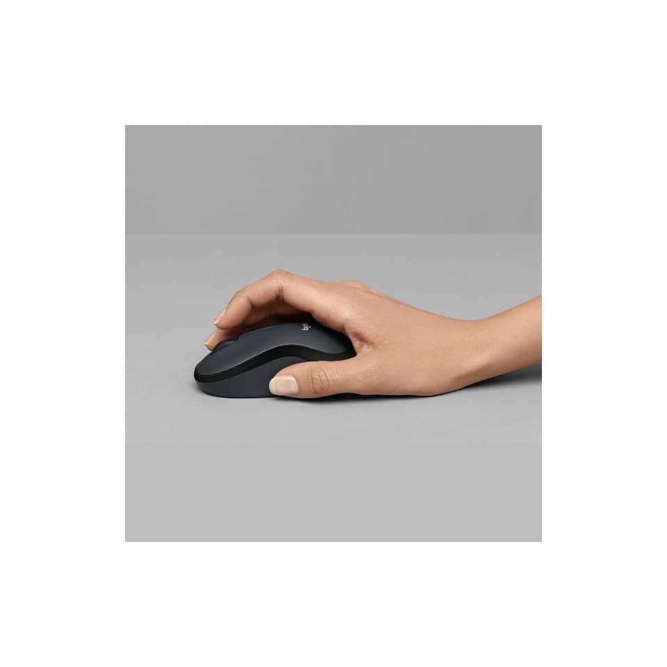 Maus M220 Silent, 3 Tasten, 1000dpi, kabellos, anthrazit LOGITECH 910-004878 / M220
