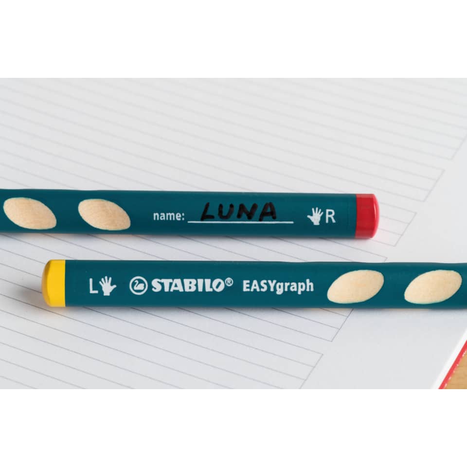 Bleistift EASYgraph Rechtshänder, 2B, grün STABILO 322/04-2B