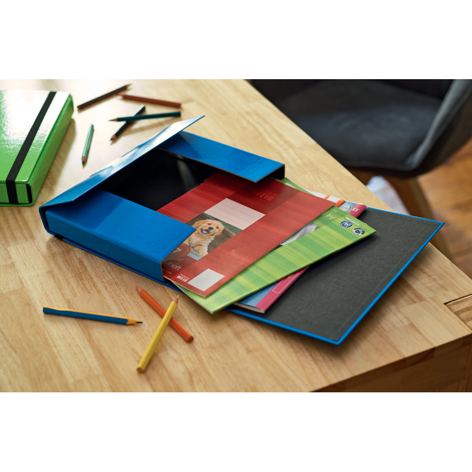 Heftbox VELOCOLOR®, Karton, A4, 230 x 320 x 40 mm, 40 mm, rot VELOCOLOR 4443321 VELOCOLOR 4443 321