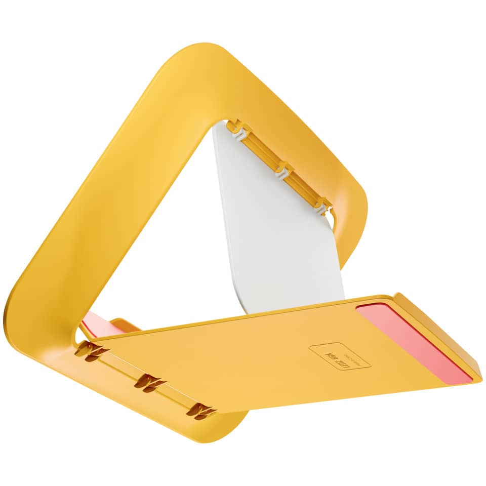 Notebookständer Ergo Cosy, 13" bis 17", höhenverstellbar, gelb LEITZ 6426-00-19 LEITZ 6426-00-19 Ergo