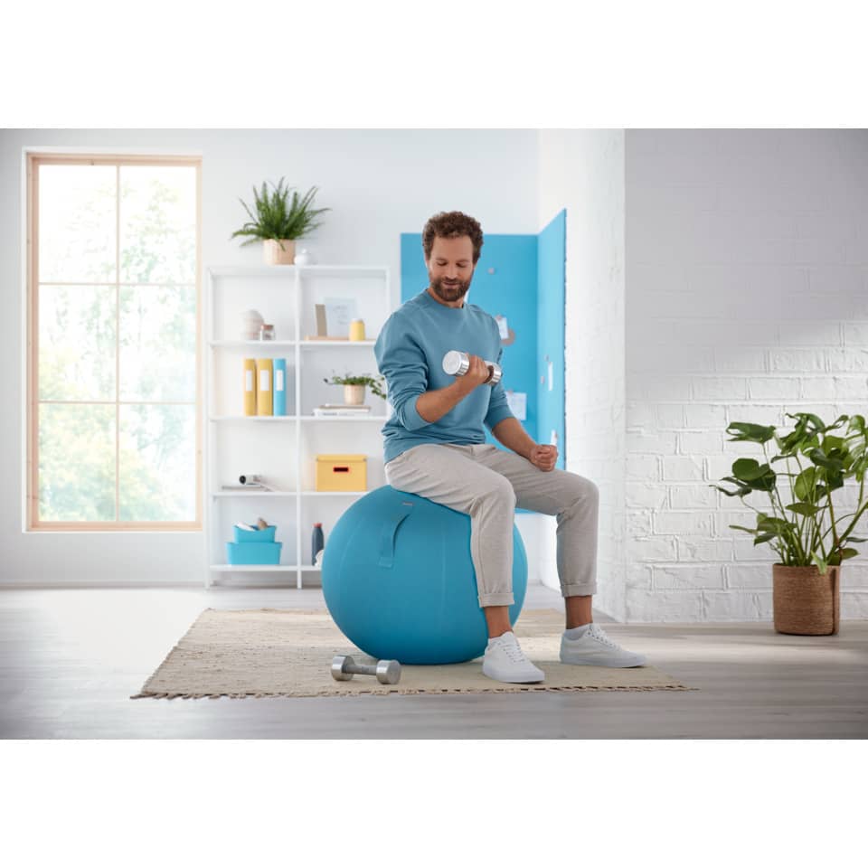 Sitzball Ergo Cosy, Ø 65 cm, blau LEITZ 5279-00-61 LEITZ 5279-00-61 Ergo