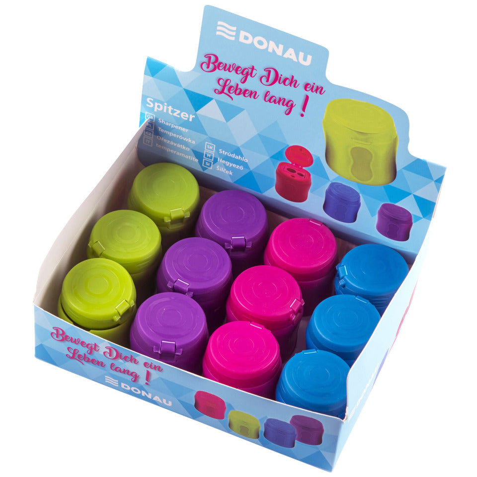 Dosenspitzer doppelt, 8/12 mm, im Display sortiert DONAU 7821009-99 DONAU 7821009-99 Display