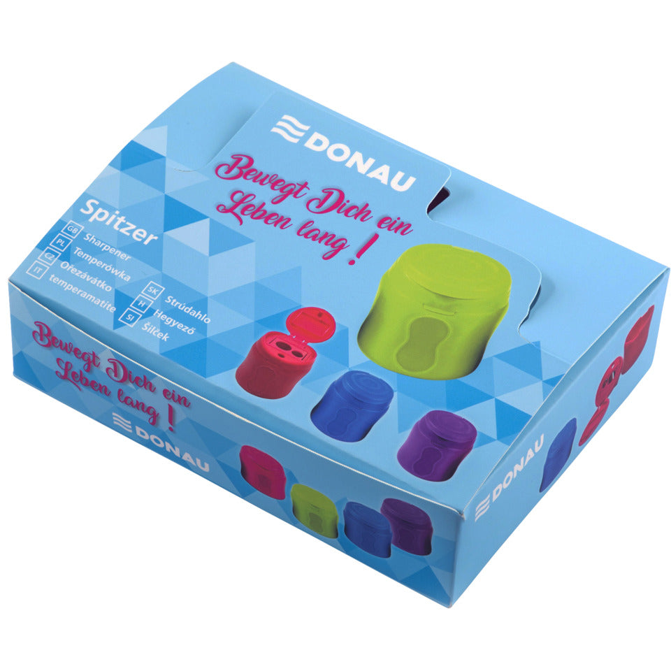 Dosenspitzer doppelt, 8/12 mm, im Display sortiert DONAU 7821009-99 DONAU 7821009-99 Display
