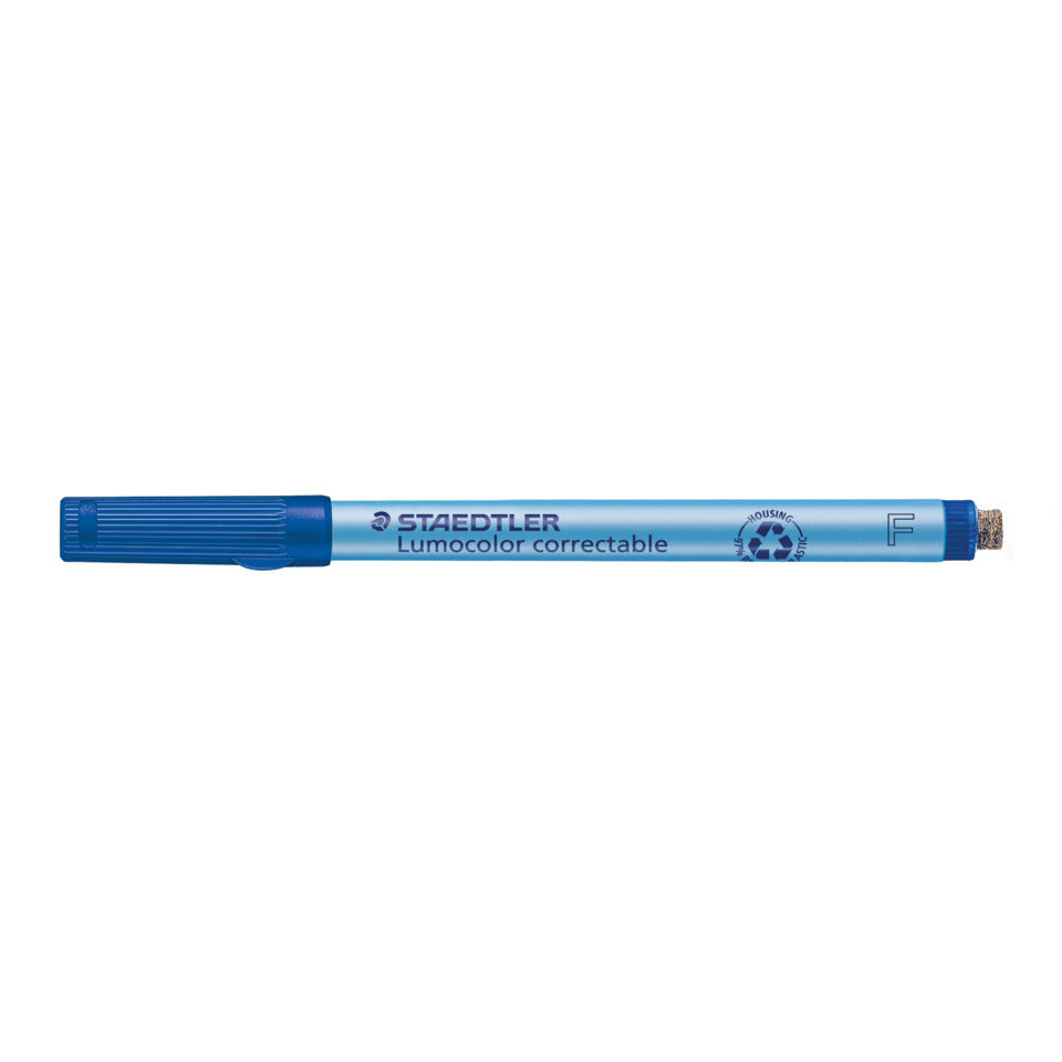 Folienstift Lumocolor® correctable, 0,6 mm, blau STAEDTLER 305 F-3 STAEDTLER 305 F-3 correctable