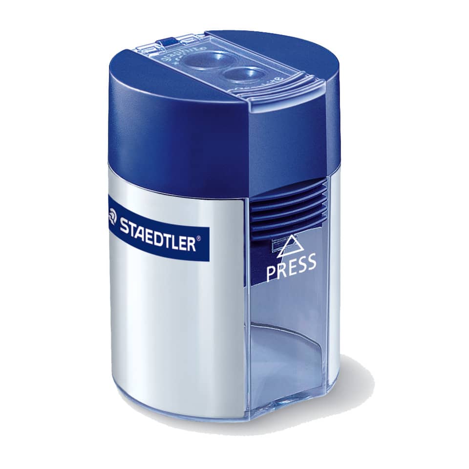 Bleistiftspitzer doppelt, blau STAEDTLER 512 001 STAEDTLER 512001 rund