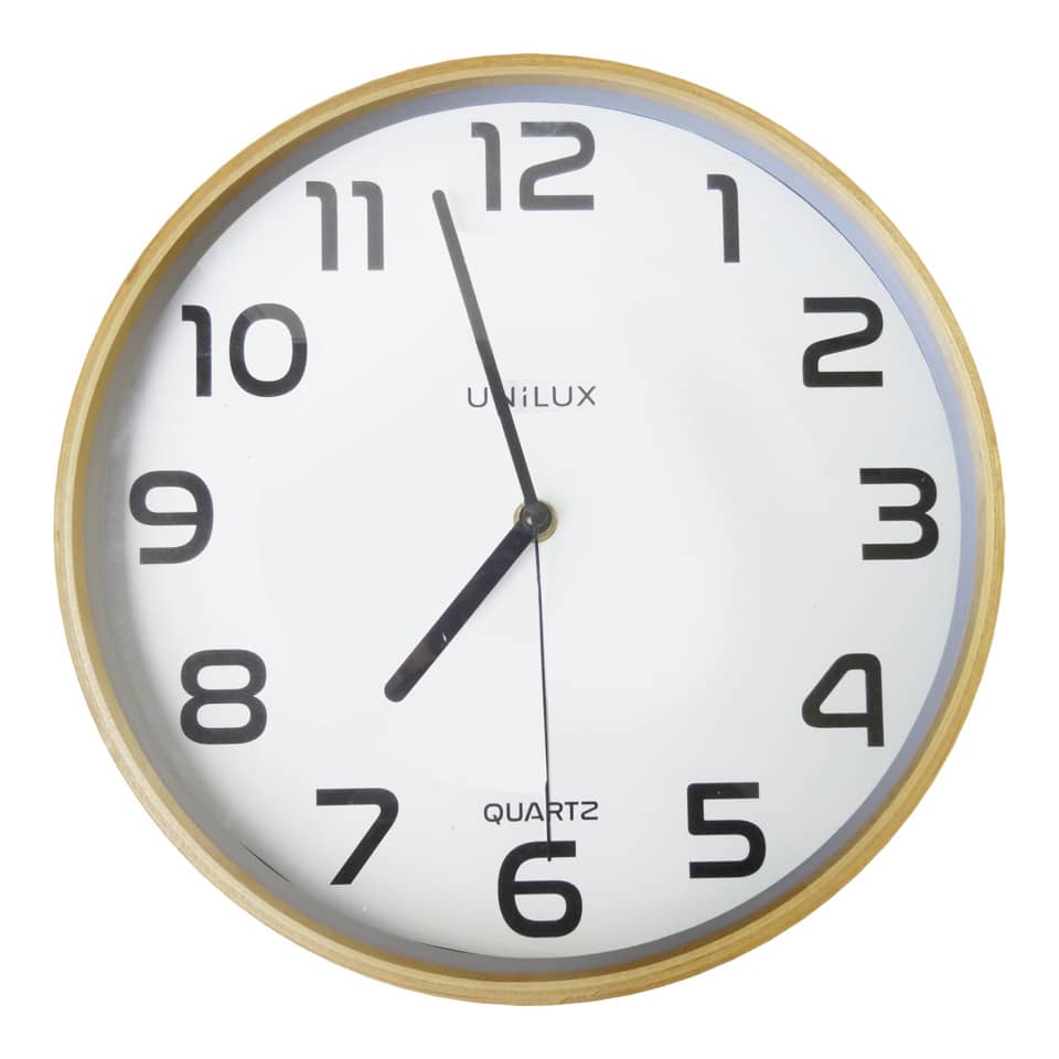 Wanduhr BALTIC buche-weiß Ø 31,5 cm UNILUX 400094591 UNILUX 400094591 Baltic
