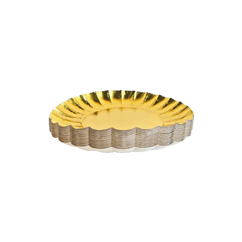 Weihnachtsteller, Ø26cm, gold  4891-0001 4891-0001 D28cm