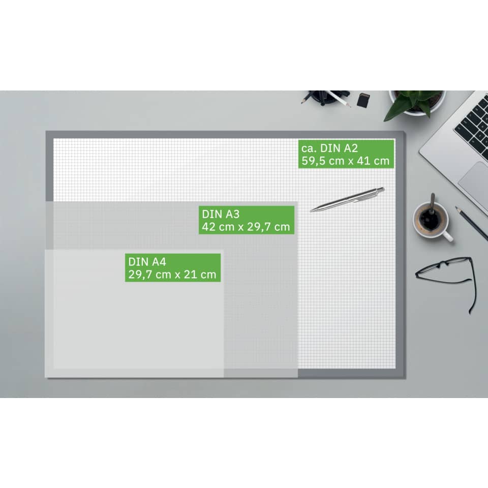 Papier-Schreibunterlage, 59,5x41cm, 50 Blatt, blanko SIGEL SY510 SIGEL SY510 595x410mm