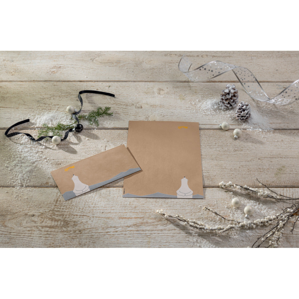 Weihnachts-Motiv-Papier Polar bear with shooting star, A4, 90g/m², 25 Blatt SIGEL DP411 SIGEL DP411 90g A4 natur