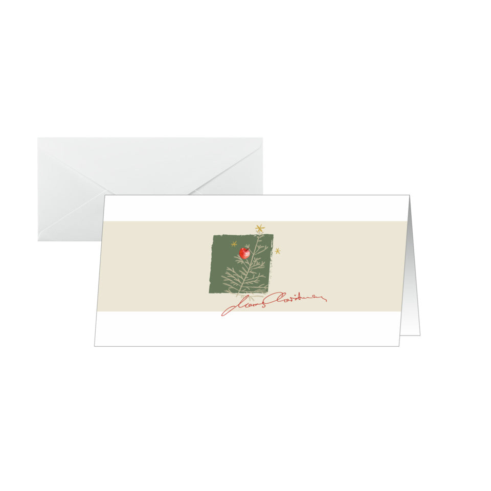 Weihnachtskarte Christmas with apples, DL, 250g/m², 10 Stück SIGEL DS072 SIGEL DS072 DIN lang 250g/m²