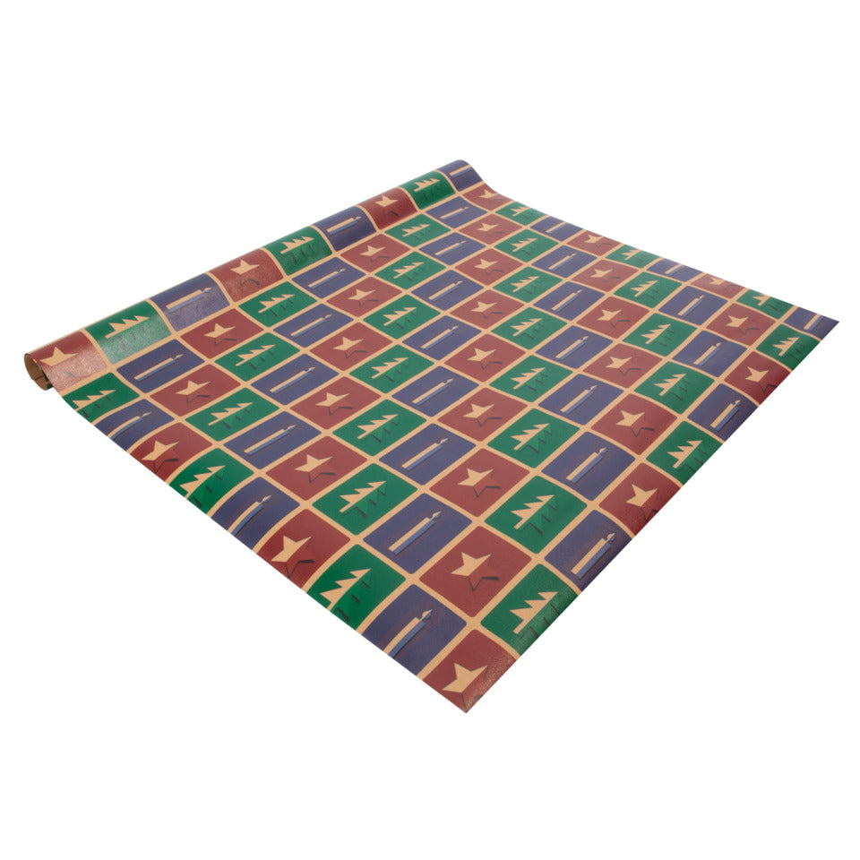 Weihnachts-Geschenkpapier Cut-out style, 50cmx5m, 80g/m², natur SIGEL GP122 SIGEL GP122 100g/m² Cut-out style