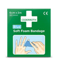 Pflaster Soft Foam selbsthaftend, 2m, blau CEDERROTH 51011011 CEDERROTH 51011011 selbsthaftend
