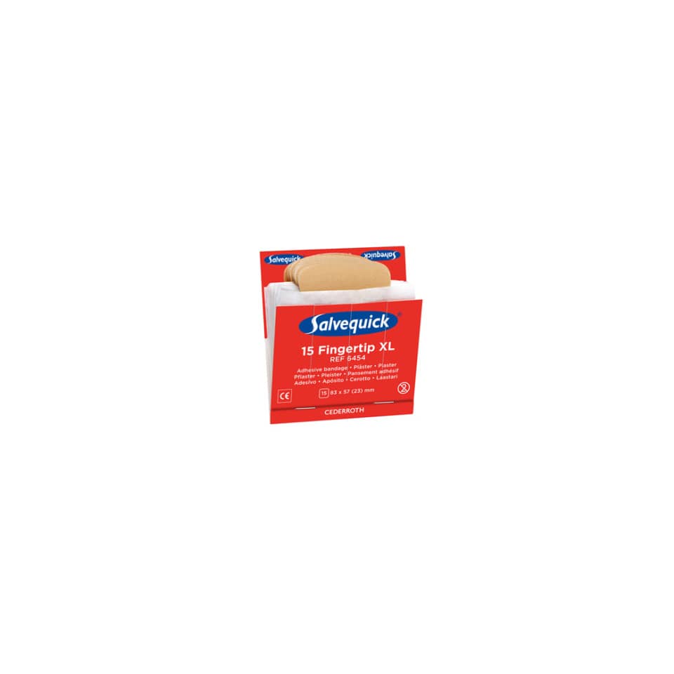 Fingerkuppen-Pflaster elastisch, 6 x 15 Stück SALVEQUICK 6454