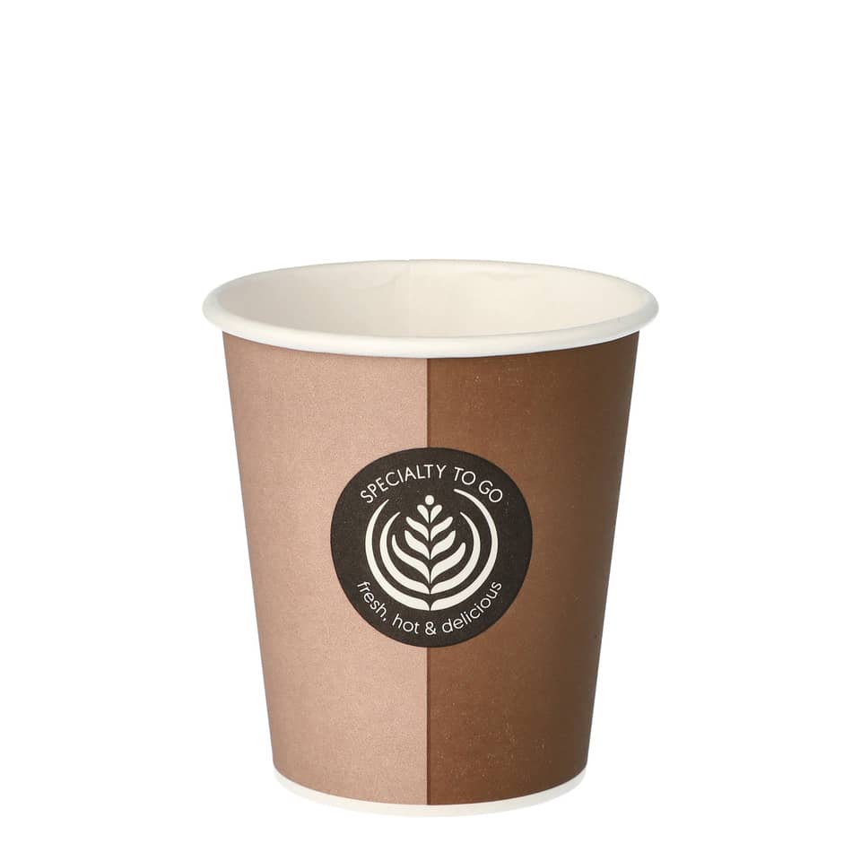 Trinkbecher Pappe "To Go", 0,2l, Ø8cm, 50 Stück STARPAK 14808