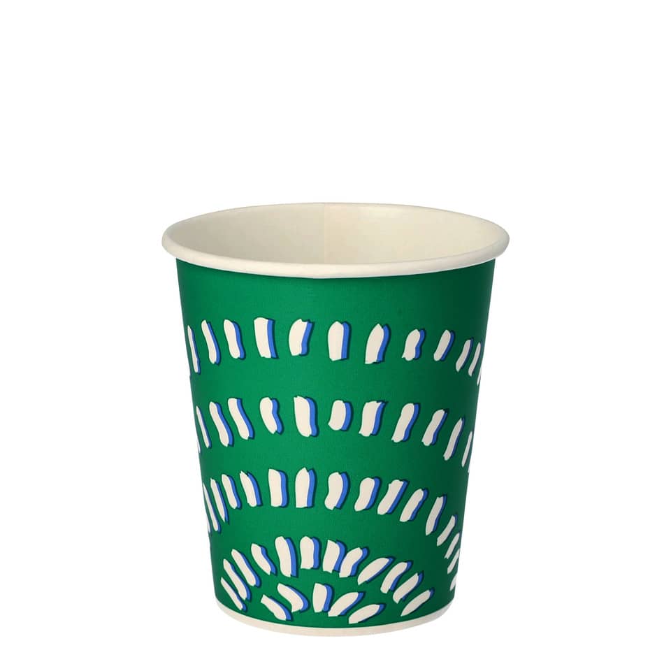 Trinkbecher Pappe, 0,2l, Ø8cm, 100 Stück, grün STARPAK 14770
