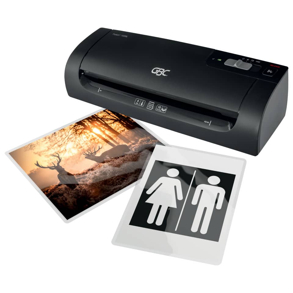 Laminiergerät Fusion 1000L, A4, 75 Micron, schwarz GBC 4400744EU GBC 4400744EU 1000L