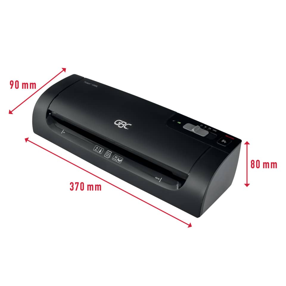 Laminiergerät Fusion 1000L, A4, 75 Micron, schwarz GBC 4400744EU GBC 4400744EU 1000L
