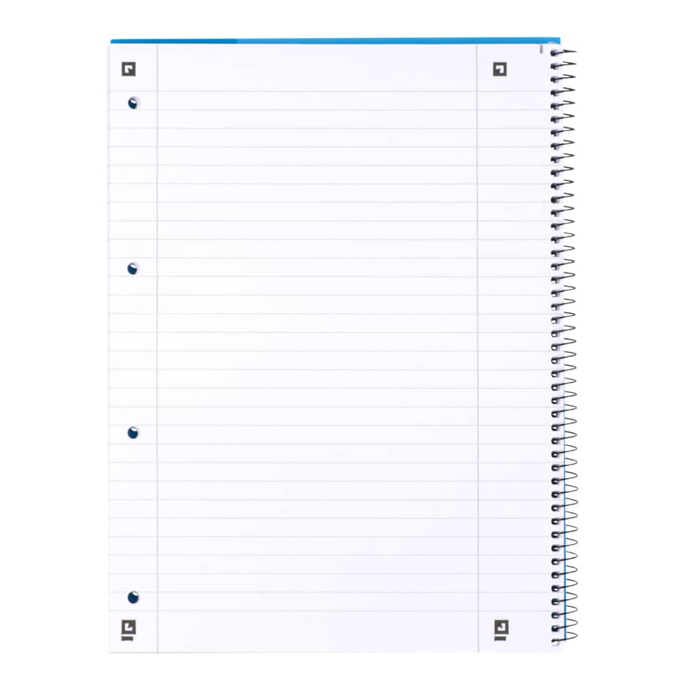 Collegeblock Linkshänder, A4+, 80 Blatt, Lin.37, liniert, hellblau OXFORD 100050404 OXFORD 100050404 Linksh.