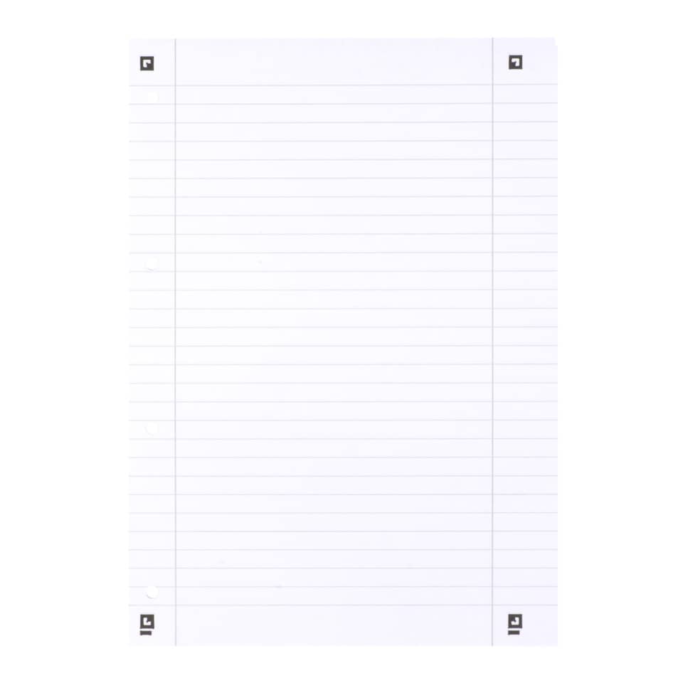 Collegeblock Linkshänder, A4+, 80 Blatt, Lin.37, liniert, hellblau OXFORD 100050404 OXFORD 100050404 Linksh.