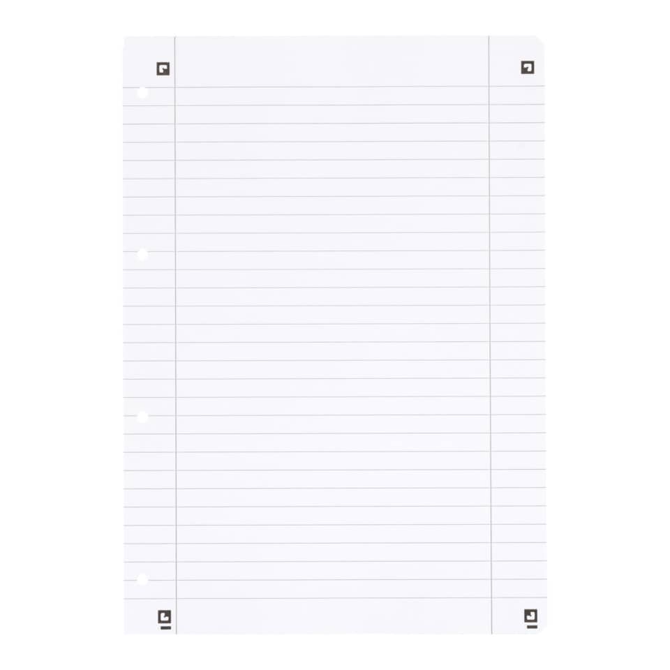 Collegeblock Klassik Duo, A4+, 80 Blatt, Lin.27/28, liniert/kariert OXFORD 400101421