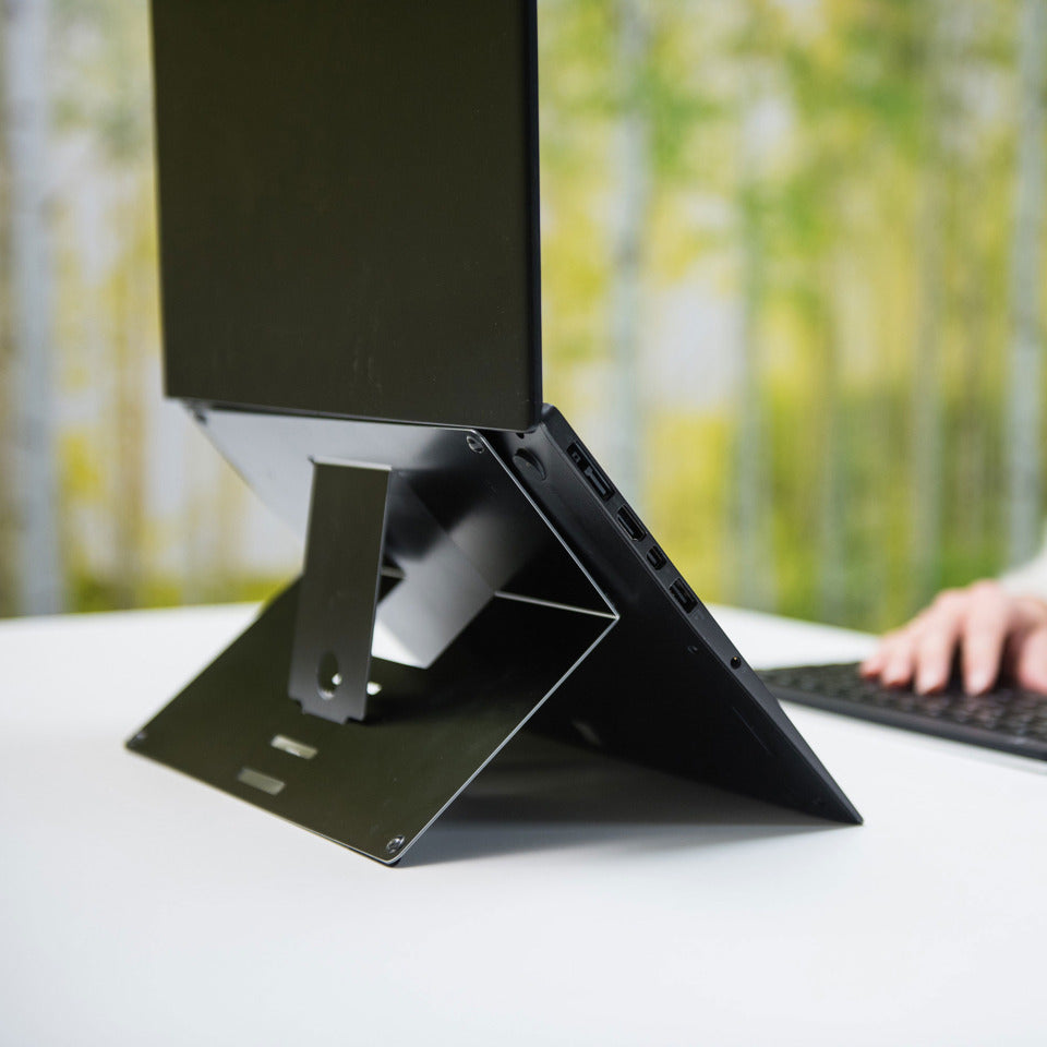 Notebookständer Riser Attachable, 22", verstellbar, schwarz R-GO TOOLS RGORIATBL