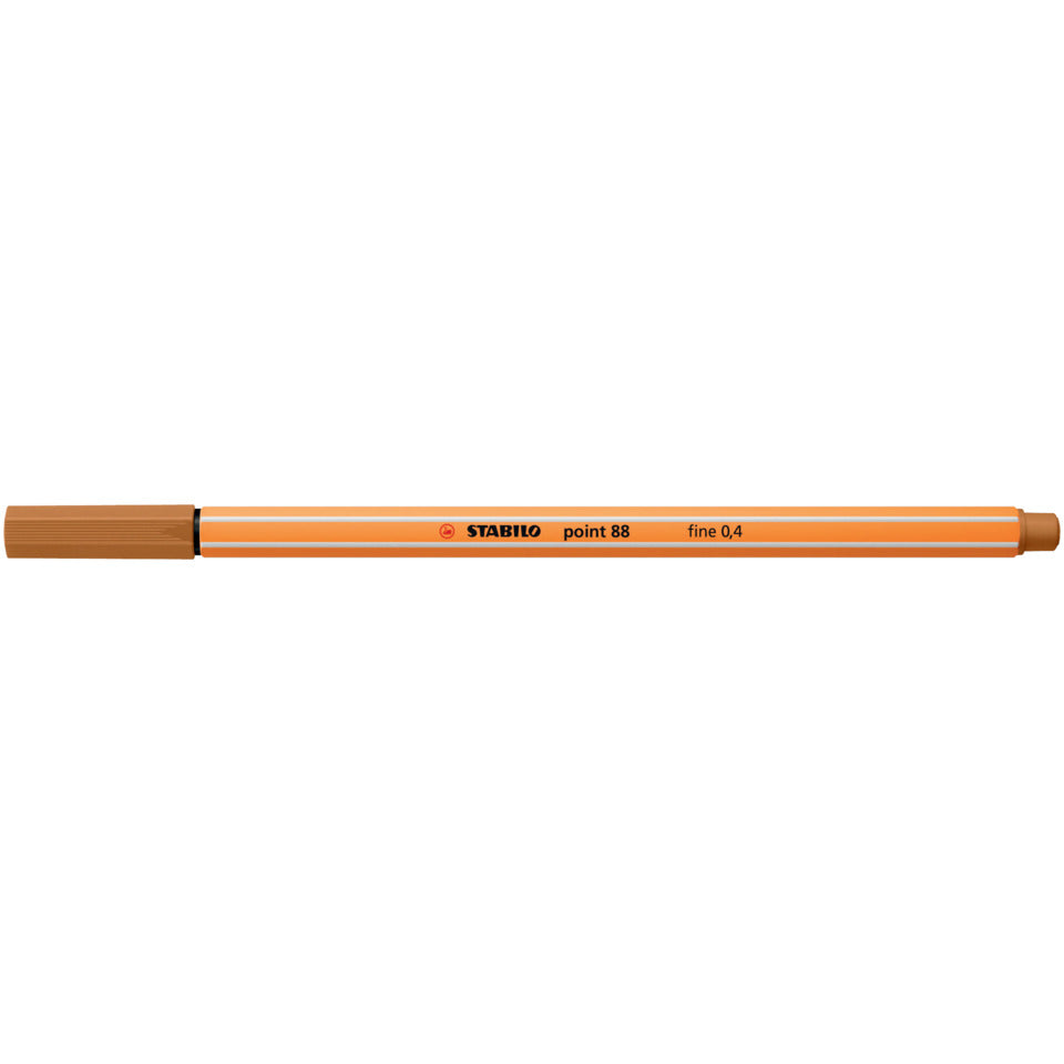 Fineliner point 88®, 0,4 mm, ocker dunkel STABILO 88/89