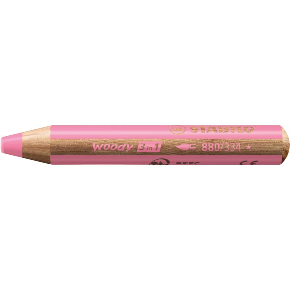 Multitalent-Stift woody 3 in 1, pink STABILO 880/334 STABILO 880/334 Woody 3 in 1