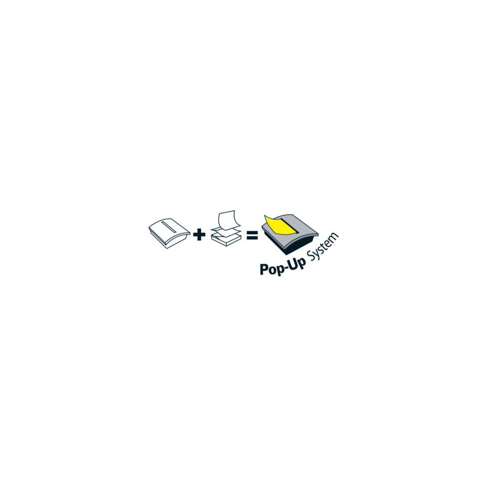 Haftnotiz Dispenser, Z-Notes 76x76mm, schwarz/transparent Q-CONNECT KF11398 Q-CONNECT KF11398 76x76mm