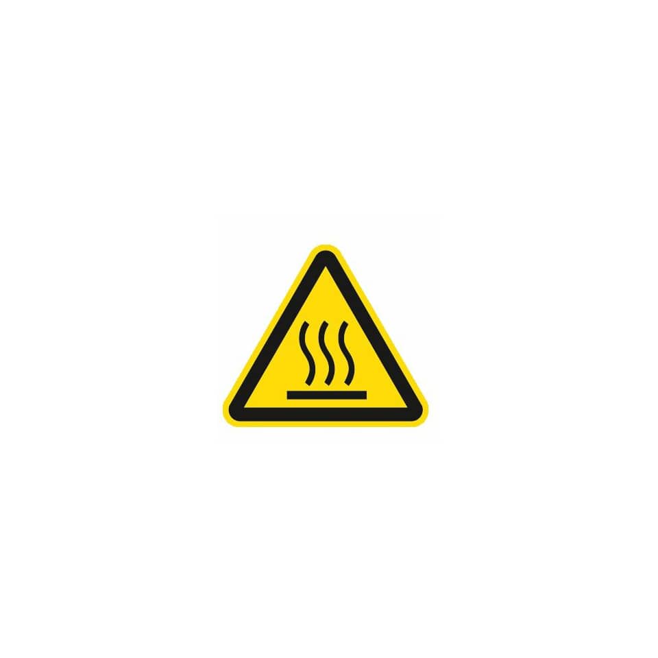 Warnschild "Warnung vor heißer Oberfläche", 100mm, selbstklebend MOEDEL 59173 MOEDEL 59173 Folie 100mm SL