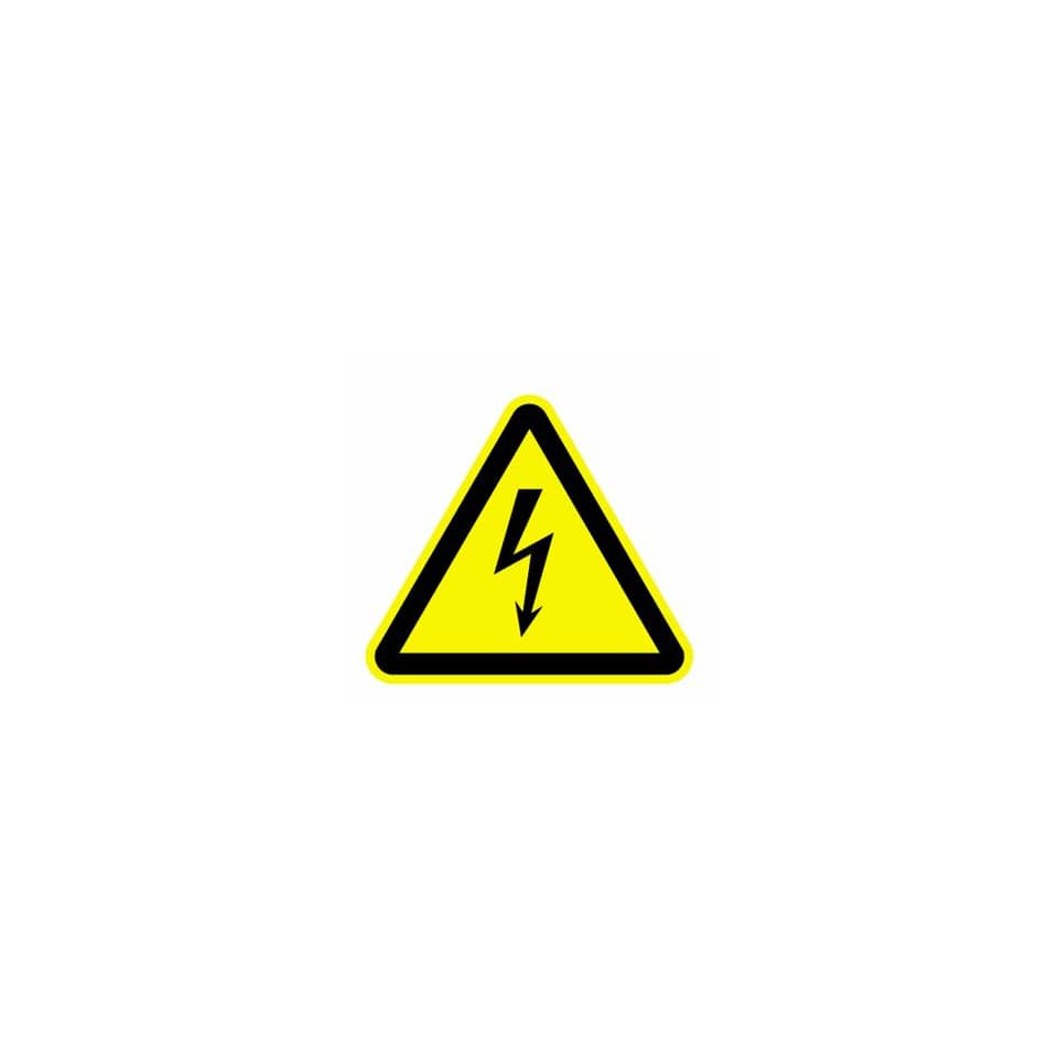 Warnschild "Warnung vor elektrischer Spannung" 100 mm   Folie selbstklebend MOEDEL 58017 MOEDEL 58017 ISO 7010, Folie 100mm