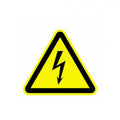 Warnung vor elektrischer Spannung ISO 7010, Folie selbstklebend, 10 cm Seiten...