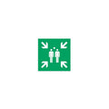 Hinweisschild "Sammelstelle" ISO 7010 400 x 400 mm   Aluminium MOEDEL 60684