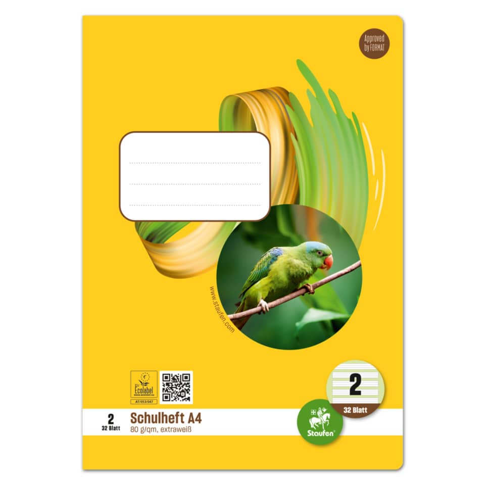 Heft, A4, 80g/m², 32 Blatt, Lin.2, liniert STAUFEN STYLE 040432002 STAUFEN STYLE 040432002 80g