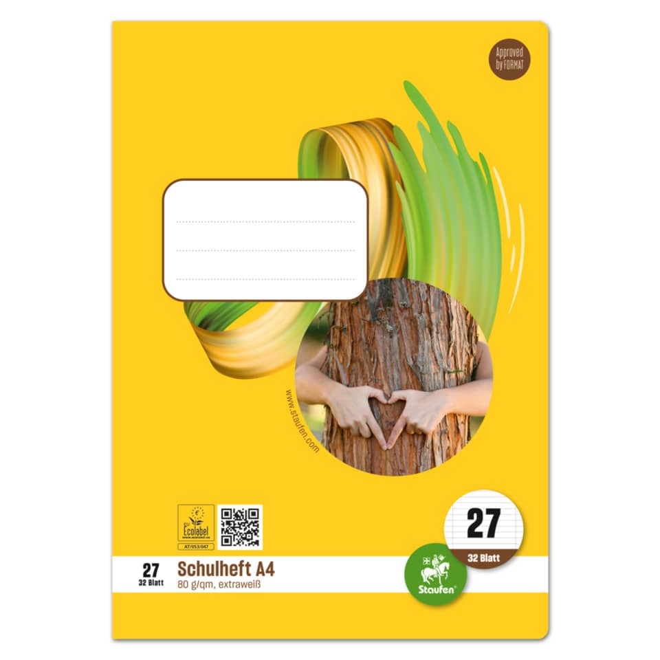 Heft, A4, 80g/m², 32 Blatt, Lin.27, liniert STAUFEN STYLE 040432027 STAUFEN STYLE 040432027 80g