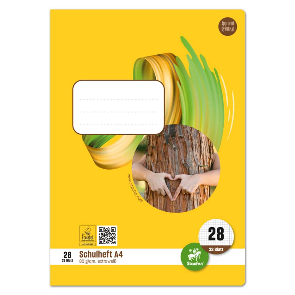 Heft, A4, 80g/m², 32 Blatt, Lin.28, kariert STAUFEN STYLE 040432028 STAUFEN STYLE 040432028 80g