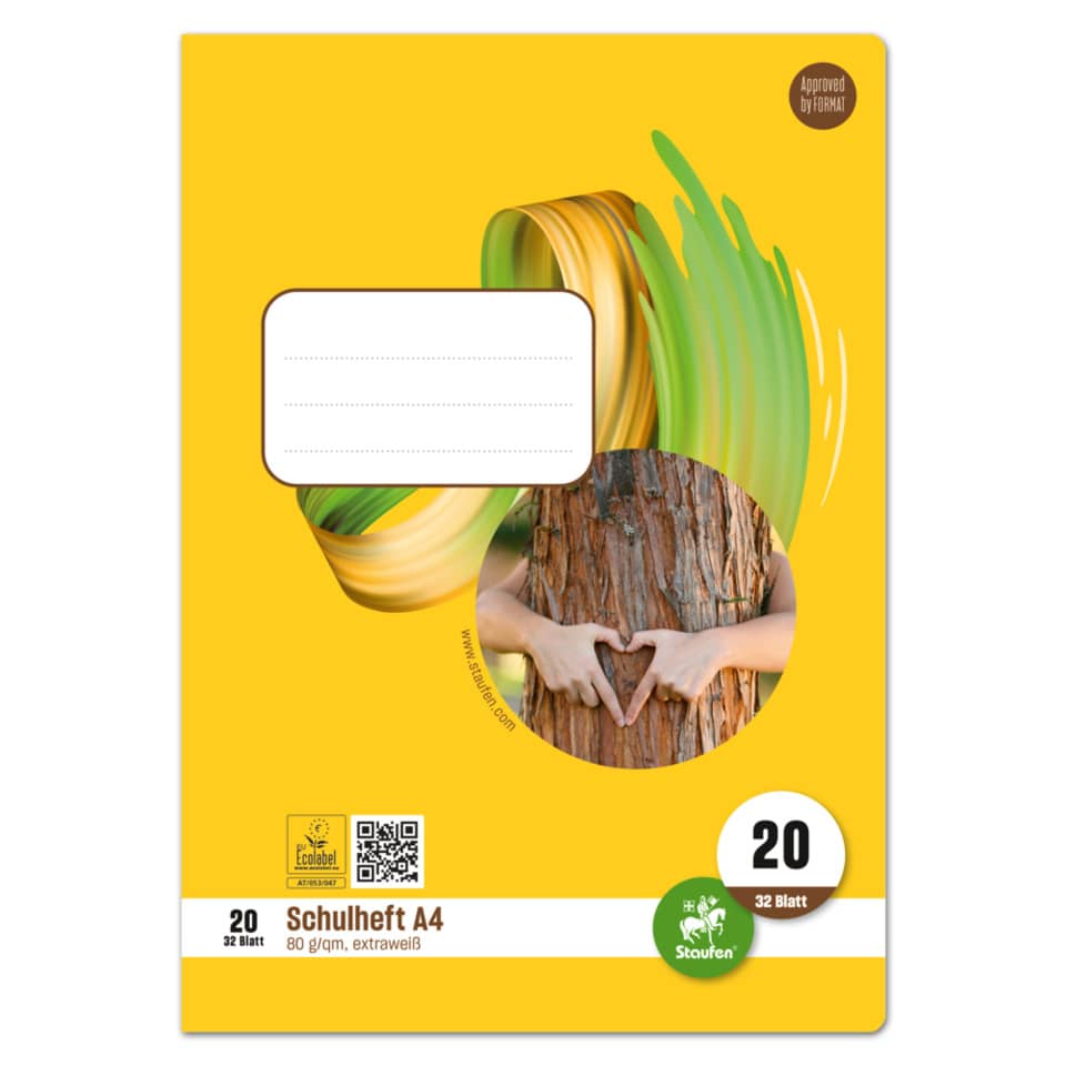 Heft, A4, 80g/m², 32 Blatt, Lin.20, blanko STAUFEN STYLE 040432020 STAUFEN STYLE 040432020 80g