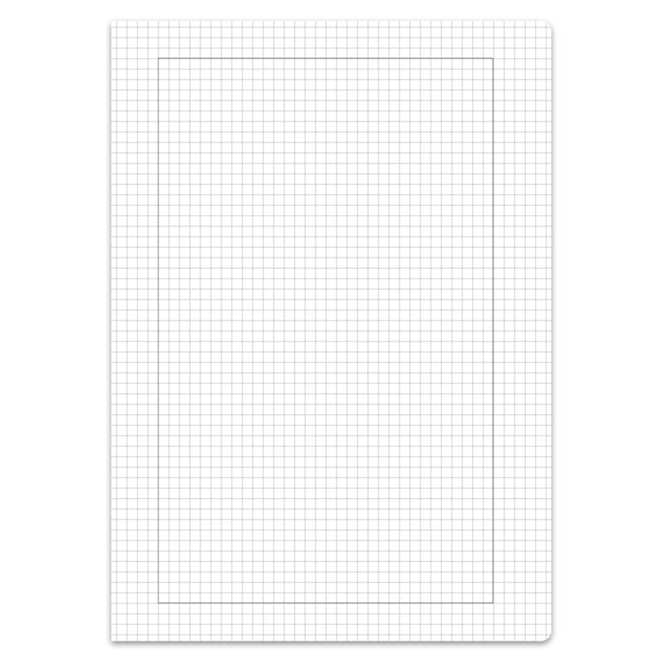 Heft, A4, 90g/m², 32 Blatt, Lin.42, kariert mit Umrandung STAUFEN PREMIUM 734010642