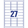 Universaletiketten ablösbar, 63,5x29,6mm, 810 Stück, weiß AVERY ZWECKFORM L4737REV-25 ZWECKFORM L4737REV-25 weiß