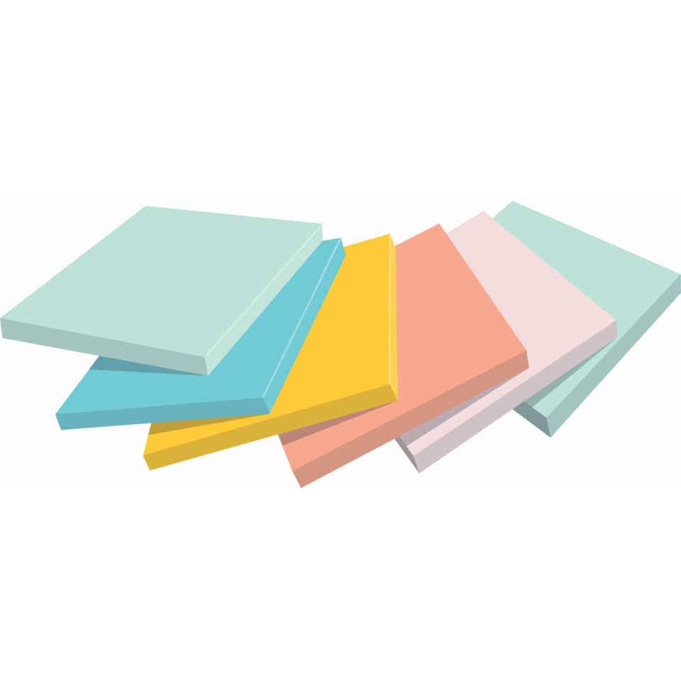 Haftnotizblock Notes Beachside Collection, 51 x 38 mm, 12 x 100 Blatt, sortiert POST-IT 653-12-BEA POST-IT 653-12-BEA 51x38mm