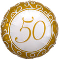 Folienballon Goldene Hochzeit 50 AMSCAN 1105875