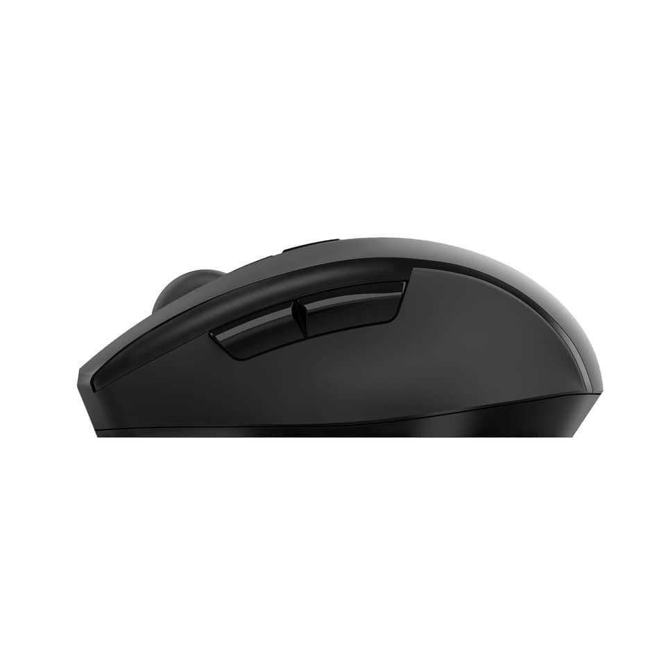 Maus, 5 Tasten, 2400dpi, kabellos, optisch, schwarz MEDIARANGE MROS217