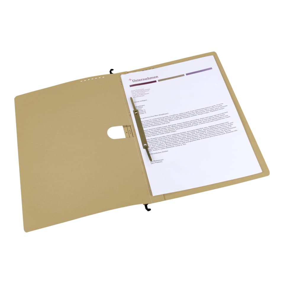 Hängehefter vertic Ultimate, A4, 230g/m², kaufmännische Heftung, braun ELBA 100081039 ELBA 100081039 85441 kfm.Heftung