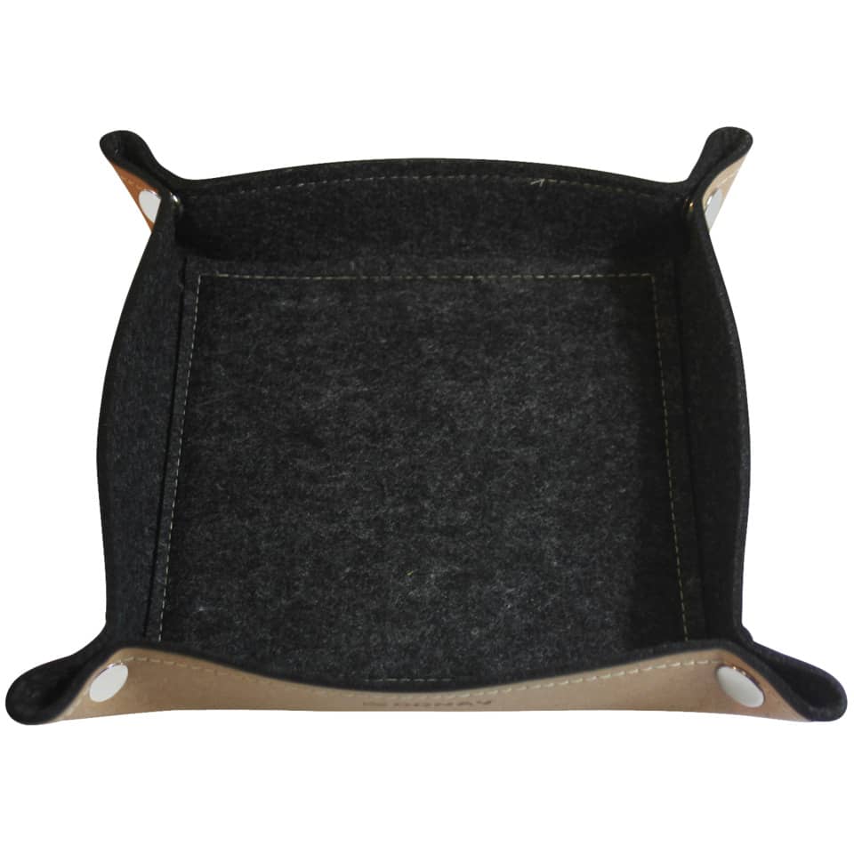 Ablageschale Taschenleerer braun DONAU 2100006-02