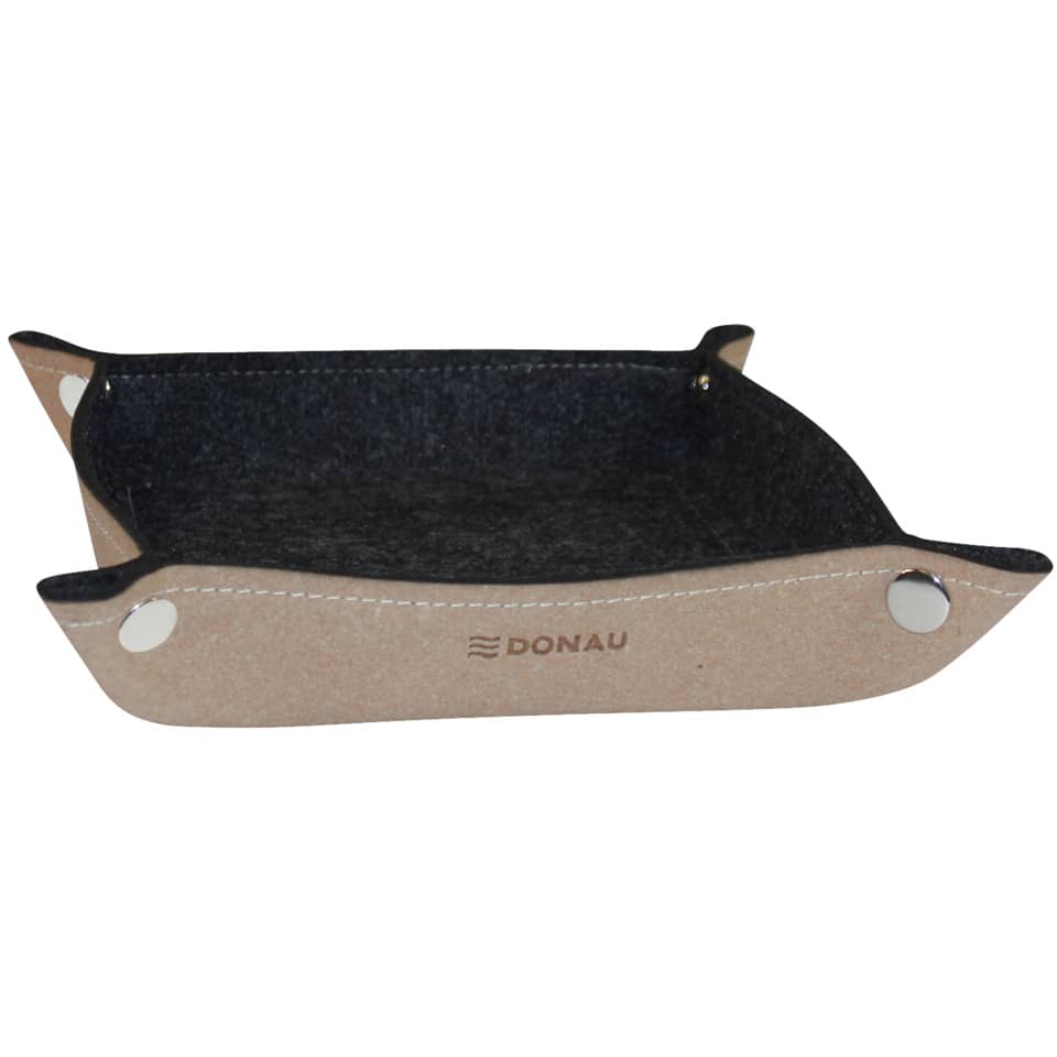Ablageschale Taschenleerer braun DONAU 2100006-02